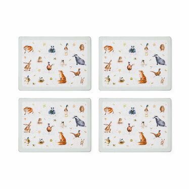 Wrendale Designs Set of 4 Large Placemats